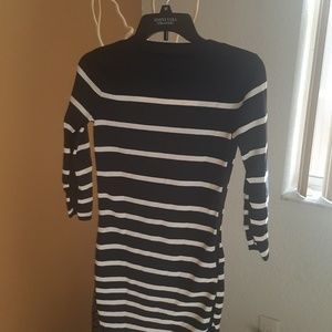 RAG & BONE DRESS XS Black & White stripes